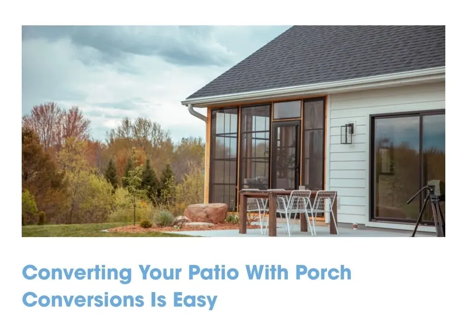 Porch Conversions project 37 completed by MDR Build in Greater St. Louis