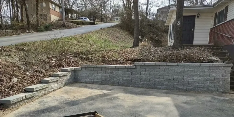 Retaining Walls project 24 completed by MDR Build in Greater St. Louis